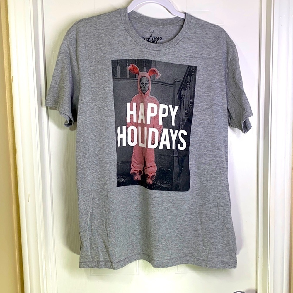 A Christmas Story-Ralph Pink Happy Holidays Shirt